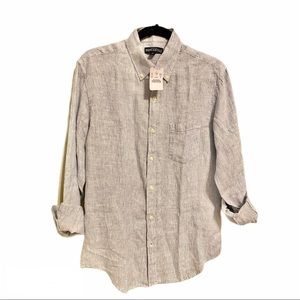 J Crew Mercantile linen button down